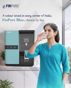 ระบบกรองน้ำดื่ม FINPURE OCEAN BLUE แบบ Reverse Osmosis พร้อมถังเก็บน้ำ 9 ลิตร สำหรับใช้ในครัวเรือน - Product Image 3