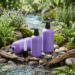 Botella de champú ODM OEM OPEN MOLD de HPDE de 250 ml para jabón líquido de manos, leche corporal, champú, loción, suero para el cuidado de la piel. - Product Image 2