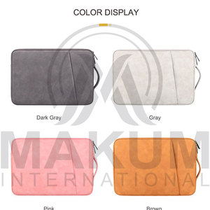 Gray <b>Laptop</b> <b>Sleeve</b> Case with Front Pocket for MacBook and Other <b>Laptops</b> - Product Image 5