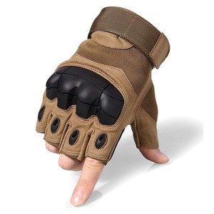 Guantes de Ciclismo de Medio Dedo de Cuero Ammara para Hombre con Protección UV, Cierre de Gancho y Bucle, Protección de Palma Reforzada para Entrenamiento y Ciclismo - Product Image 6