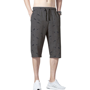 Pantalones Cortos de Felpa Francesa Gruesa con Logotipo Personalizado para Hombre, Estilo Urbano, Azules Lisos, con Cordón Ajustable, Venta al Por Mayor - Product Image 5