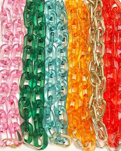 Chaînes murales décoratives en résine transparente colorées et volumineuses – Décoration moderne, cadeau de Diwali, projets DIY, séparateur de pièce, rideau - Product Image 5