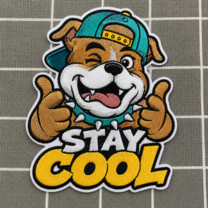 Embroidered Patches No Minimum Wholesale <b>Iron</b> <b>On</b> Round Applique Badge Hook Loop Morale Patch for Backpack Cap - Product Image 1