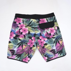 Pantalones Cortos de Playa para Hombre con Logotipo Personalizado, Estampado Floral de Verano, Secado Rápido, con Cordón, Casuales y a la Moda - Product Image 2