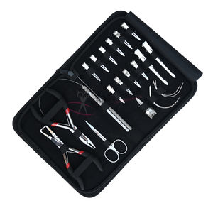 Hair Extension tools Application Kit Salon Hair Extension Pliers Micro Ring Removal Tool Hair Parting Ring Wire Loop <b>Threader</b> - Product Image 1