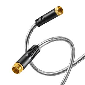 Tubo da Giardino in Metallo Resistente da 30 Metri, Antiruggine in Acciaio Inossidabile, Anti-Piega, con Ugello a 10 Funzioni per Uso Esterno - Product Image 4