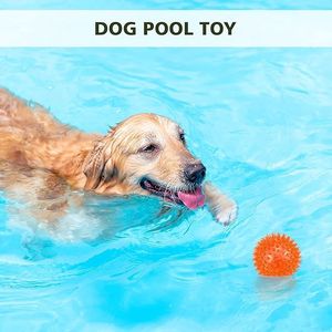 Set di 3 Palline Giocattolo per Cani da 2.5/3.5 Pollici, Impermeabili, Galleggianti, con Punte, Sonore, per Cani Piccoli, Medi e Grandi, Giochi Interattivi - Product Image 1