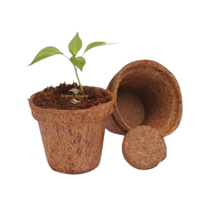 Maceta de Fibra de Coco Ecológica y Minimalista para Jardinería y Viveros - Product Image 4
