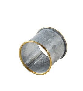 Anneau de serviette en métal de luxe contemporain pour table à manger moderne et décoration intérieure design - Product Image 5
