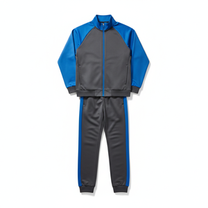 Survêtement de football unisexe en polyester respirant, imprimé, décontracté et sportif, deux pièces, vente en gros OEM - Product Image 1