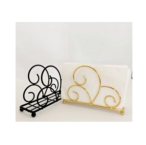 Porte-serviettes en métal Vogue, un accessoire de service haut de gamme indispensable pour la coordination domestique moderne et l'amélioration de la qualité des repas. - Product Image 6