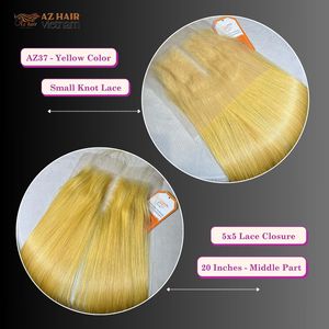 Extensions de cheveux vierges Remy vietnamiens AZ Hair en gros, lisses comme des baguettes, double trame, pointes épaisses, pleine longueur, lots de 100g - Product Image 3