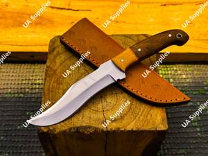 Cuchillo de Hoja Fija de Acero Inoxidable UA Supplies con Punta Caída, Afilado como una Navaja, para Camping y Caza al Aire Libre con Funda, Soporte OEM ODM - Product Image 6