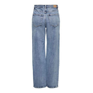 Women’s High Waist <b>Flare</b> <b>Jeans</b> 100% Cotton <b>Vintage</b> Distressed Denim Pants Streetwear Casual - Product Image 2