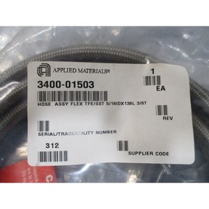 สายยาง AMAT 3400-01503 รุ่น HOSE ASSY FLEX TFE/SST 5/16IDX136L - อุปกรณ์และอะไหล่เซมิคอนดักเตอร์ระดับโลกที่เชื่อถือได้ - Product Image 1