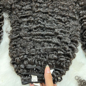 Top des tendances, vendeur de cheveux bouclés birmans, vente en gros, lot de tissage bouclés birmans bruts non transformés, 8 à 32 pouces, couleur naturelle - Product Image 1