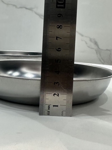 Assiettes en acier inoxydable personnalisables de haute qualité, réutilisables, à motifs de dessins animés, pour la maison, les restaurants, les mariages, technique polie - Product Image 3