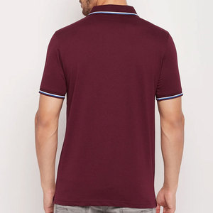 เสื้อโปโลผู้ชายสีพื้น ดีไซน์ใหม่ ขายดี พร้อมปักโลโก้ตามสั่ง ระบายอากาศได้ดี คุณภาพสูง ปกเสื้อพับได้ - Product Image 2