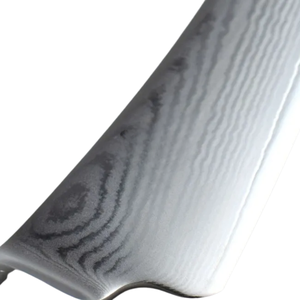 Couteau à désosser et à fileter de 6 pouces en acier Damas, lame incurvée, couteau de cuisine pour la découpe de la viande et du poisson, avec manche ergonomique noir pour chef - Product Image 4