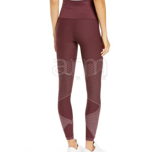 Leggings de yoga con diseño de logotipo personalizado, cintura elástica, venta directa de fábrica, ropa de gimnasio, servicio OEM. - Product Image 2