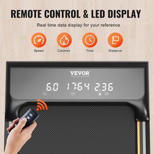 Tapis Roulant Portatile Leggero da 2.5HP per Casa e Ufficio, Capacità 265 Libbre, Macchina per Jogging da Scrivania - Product Image 5