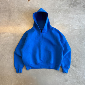 Conjunto Deportivo Holgado de Corte Relajado, Premium, de Felpa Gruesa de 500GSM, Sudadera con Cierre y Pantalones Deportivos con Cintura Elástica, Estilo Urbano - Product Image 4