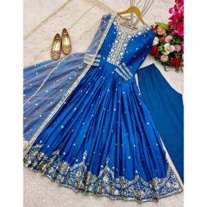 ชุดออกงานปาร์ตี้สำหรับผู้หญิงดีไซน์เนอร์พร้อมชุดเสื้อผ้า Dupatta ที่สวยงาม - Product Image 5