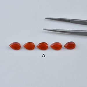 พลอยออนิกซ์สีแดงธรรมชาติขนาด 6 มม. 9 มม. รูปทรงหยดน้ำเจียระไน คุณภาพสูง พลอยออนิกซ์แท้แบบหลวม รับตัดตามสั่ง ผู้จัดจำหน่ายเครื่องประดับพลอยออนิกซ์ขายส่ง - Product Image 4