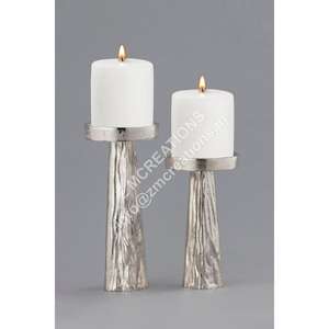 Juego de Portavelas de Metal Estilo Nórdico, Portavelas Decorativos Resistentes al Calor, Juego de 2, para Sala de Estar, Hogar Moderno - Product Image 1