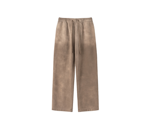 Pantalon de survêtement évasé pour homme en velours côtelé, taille élastique avec cordon de serrage, tricoté, respirant, style automne, décontracté, poids moyen - Product Image 2