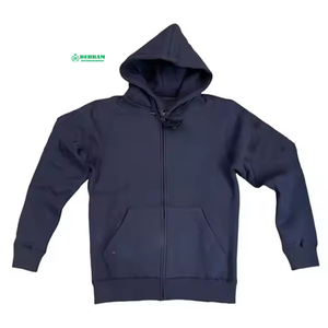 <b>Boys</b> Navy Blue Hooded Tracksuit Solid Color Casual Sweatshirt Pants Set Full Sleeve Elastic Waist Side Pockets Autumn Wear - Product Image 4