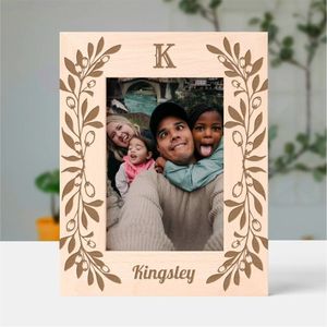 Vintage <b>Rustic</b> Wood Burned Flower <b>Picture</b> <b>Frame</b> Hand Crafted Floral Art Photo <b>Frame</b> Solid Timber Desktop <b>Frame</b> Manufacturer - Product Image 3