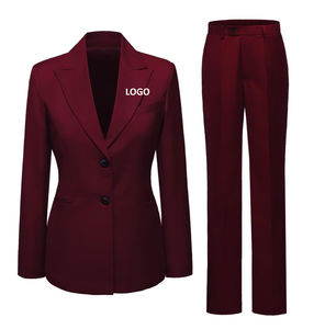 Conjunto de Dos Piezas para Mujer, Color Sólido, Alta Calidad, Blazer de Manga Larga, Traje Entallado, Sin Ribetes, Moda 2026 - Product Image 5