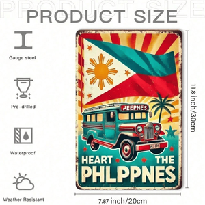 CIFbuy Targa in Alluminio Vintage Rustica 8x12 Pollici (20.3x30.5cm) per Decorazione Casa, Insegna per TikTok e Servizio Ritiro Temu - Product Image 2