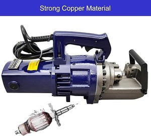 เครื่องตัดเหล็กเส้นไฮดรอลิกไฟฟ้า 3000W เครื่องตัดเหล็กเส้นขนาด 0.16"-1.26" เครื่องตัดเหล็กเส้นแบบพกพาสำหรับเหล็ก - Product Image 3