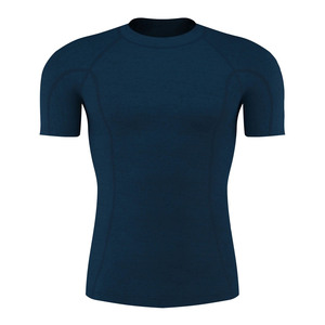 Wholesale Mens Breathable Eco-Friendly Quick Dry Compression Shirt <b>Mock</b> <b>Turtleneck</b> Tight Fit Gym Training Athletic - Product Image 1