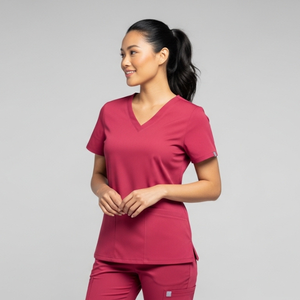 Premium <b>Nurse</b> <b>Scrubs</b> Uniform Set Unisex Short Sleeve Stand Collar Medical Hospital Workwear Breathable <b>Scrub</b> Sets Customized - Product Image 5