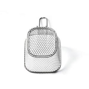 ตะกร้าทอดอาหารสแตนเลสทรงสี่เหลี่ยมสำหรับทอดเฟรนช์ฟรายส์ขนาดเล็ก - Product Image 3