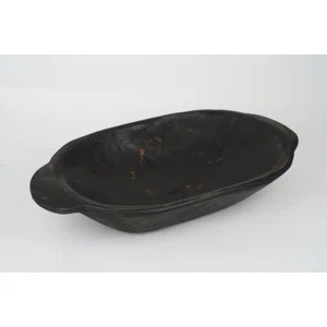 Tazón de Madera Decorativo Hecho a Mano, Diseño Tradicional Chino, Acabado Natural Sin Recubrimiento, Para Servir Alimentos - Product Image 3