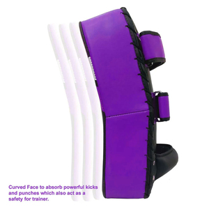 Professional Quality Fitness Boxing <b>Kick</b> <b>Shield</b> Leather Pads with Custom Logo Wholesale Price Boxing <b>Kick</b> Pads Wholesale - Product Image 4