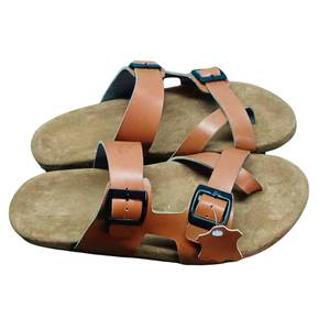 Sandales multi-strap pour hommes en cuir véritable, bout rond, confortables pour l'été, chaussures de qualité supérieure, exportation mondiale, fabricant en gros - Product Image 4
