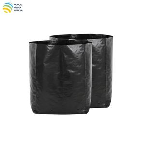 Sac de culture en polyéthylène noir de haute qualité 45x45cm, sac de plantation robuste pour pépinière, paquet de 1kg, 30 pièces pour l'agriculture, fournisseur OEM - Product Image 1