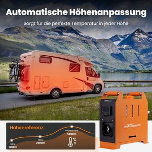 Riscaldatore ad Aria Diesel Tutto-in-Uno da 5KW con Display LCD 12V per Camion, Camper, Auto, Motorhome - Accessorio per Interni RV - Product Image 3