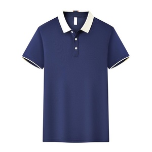 Polo respirant pour homme à manches courtes, séchage rapide, en soie glacée, avec logo brodé personnalisé, uniforme de travail d'été, fabriqué en Chine (OEM) - Product Image 5