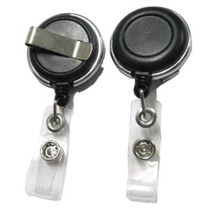 Porte-badge rétractable RP-03 avec sangle en PVC et clip ceinture - Product Image 4