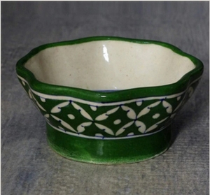 Modern Handmade <b>Ceramic</b> Bowl <b>Plate</b> with Artistic Irregular Rim Decorative Tableware Serving Dish for Home Kitchen Decor - Product Image 2