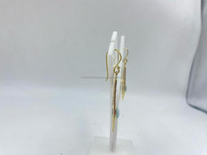 Best Price Women's Gold Plated <b>Silver</b> Dangle <b>Earrings</b> Traditional Modern Style Pearls for <b>Weddings</b> and Parties Elegant Gifts - Product Image 2