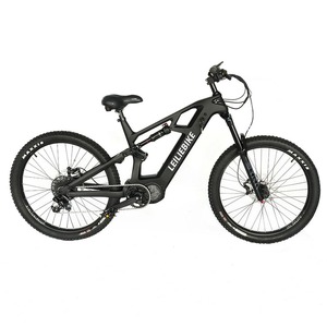 Bicicleta Eléctrica Urbana con Suspensión Completa y Neumáticos Anchos, Motor Central Bafang M620 de 48V 1000W, Bicicleta Eléctrica de Fibra de Carbono - Product Image 4
