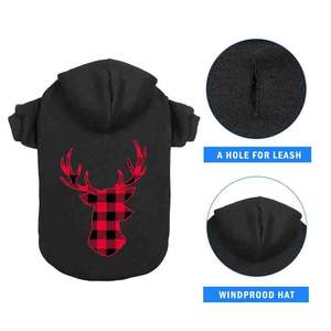 Sudadera y Chaqueta para Perros, Cálida para Otoño, 100% Algodón, Transpirable, Resistente al Viento, para Cachorros, Tallas Pequeña/Mediana/Grande - Product Image 4