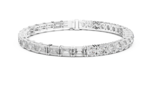 Wholesale 10K White Gold Diamond <b>Bracelet</b> Round Emerald Cut 12.6ct Natural Diamonds Luxury Designer Jewelry Women - Product Image 5